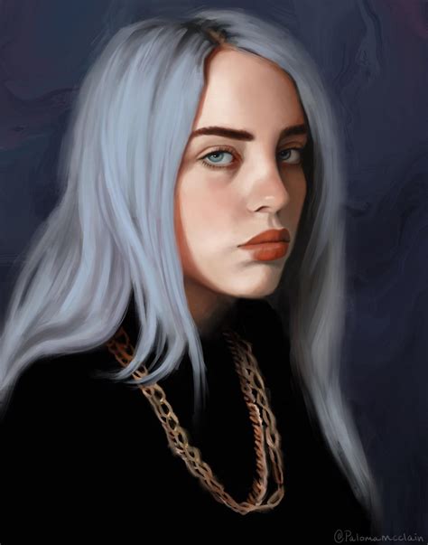 Billie Eilish Digital 3300 X 4200px R Art