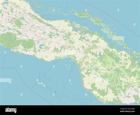 Ciego De Avila Province Of Cuba Open Street Map Stock Photo Alamy
