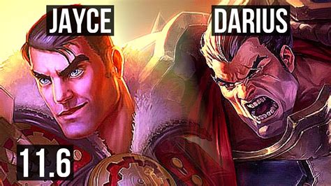 JAYCE Vs DARIUS TOP Rank 7 Jayce 6 1 4 900K Mastery Dominating