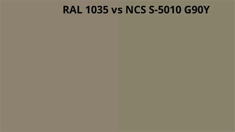 Ral 1035 Vs Ncs S 5010 G90y Ral Colour Chart Uk