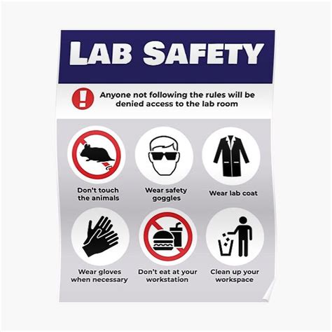 Lab Safety Poster Premium Matte Vertical Poster sold by MikJones | SKU ...