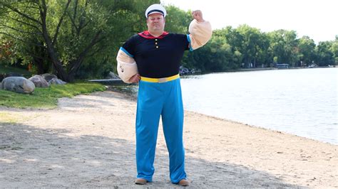 Plus Size Popeye Mens Costume Exclusive Costumes