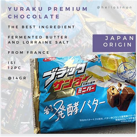 Jual Yuraku Black Thunder Chocolate Premium Coklat Jepang Shopee