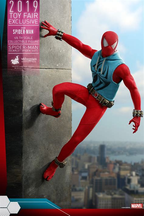 Spider-Man Video Game – Scarlet Spider Suit 1/6 Scale Figure by Hot ...