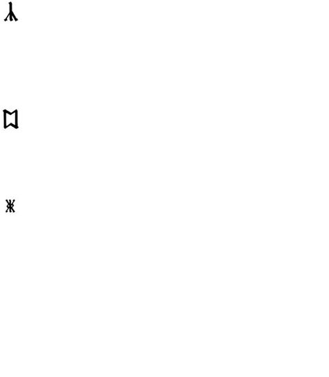 Описания рун Нортумбрийского строя