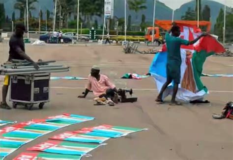 See What Is Happening Now At Eagle Square Abuja Venue Of Apc Nat