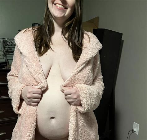 Hows My Pregnant Belly Look In A Robe Nudes NSFW Pregnant NUDE