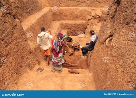 Archaeological Excavation Editorial Stock Image Image Of Civilization