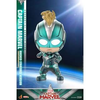 Hot Toys Cosbaby Captain Marvel Masked Starforce Version Shopee Malaysia