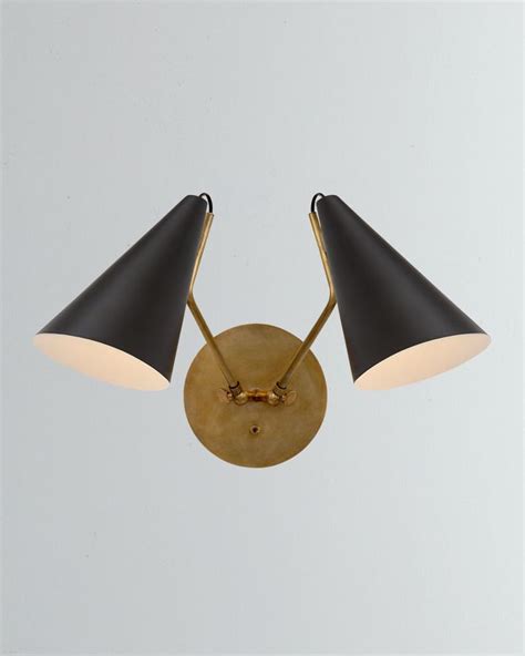 Visual Comfort Signature Clemente Double Sconce By Aerin Double Sconce Sconces Double Wall