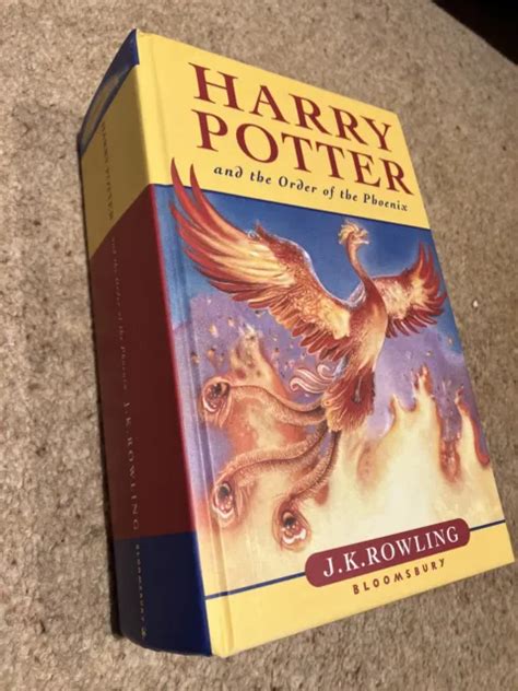 Harry Potter And The Order Of The Phoenix First St Edition Print