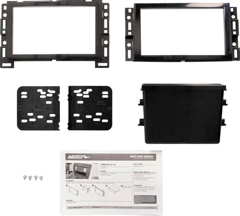 Metra Dash Kit For Select 2005 2020 GM Vehicles Black BY GMK01 Best Buy