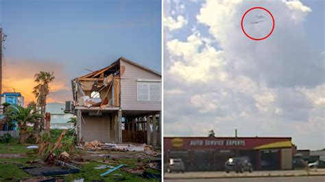 El Hurac N Beryl Golpea Texas Y Dos Aviones Casi Chocan En El Aire