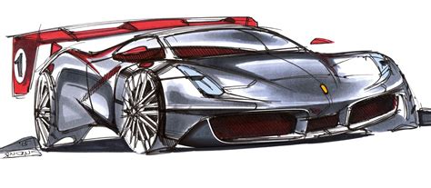 Sketch Sketch Sketch Ferrari Car Sketch Pencil Sketch Photoshop