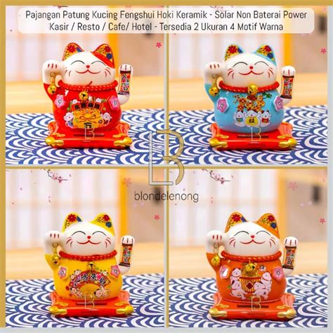 Jual Patung Pajangan Boneka Hiasan Dekorasi Hadiah Imlek Kucing Hoki