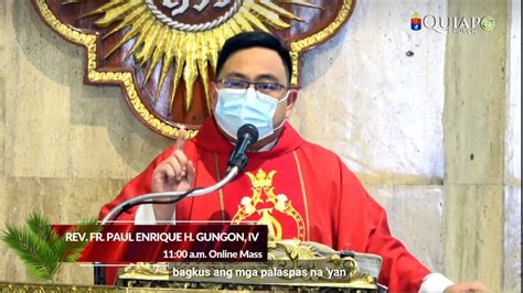 LIVE TV MASS TODAY QUIAPO CHURCH SUNDAY 02 APRIL 2023 11 00 Am