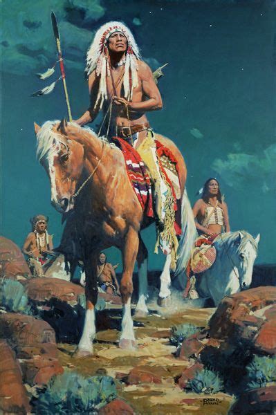 David Mann Omen In The Sky Oil 36 X 24 Southwest Art Magazine