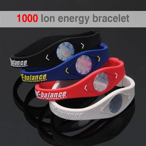 1000 Ion Bio Elements Energy Bracelet Silicone Bracelet With Hologram