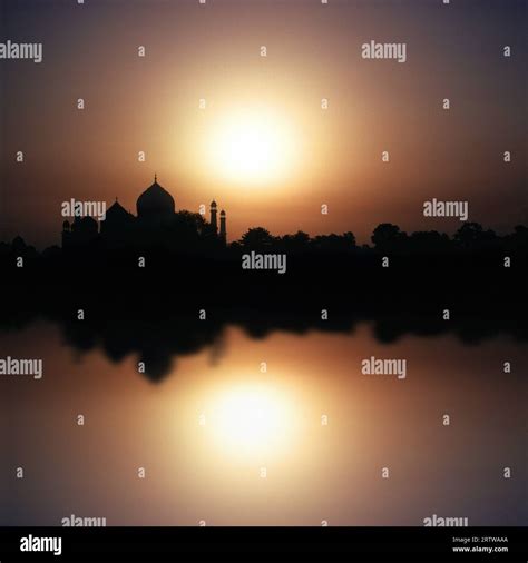 Taj Mahal reflection Stock Photo - Alamy