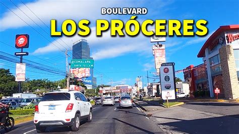 Así está el BOULEVARD de LOS PROCERES de SAN SALVADOR El Salvador YouTube