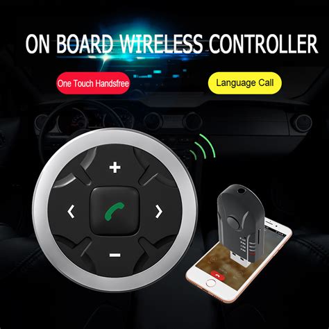 Bluetooth Multimedia Button for Car Wireless Controller Bluetooth ...