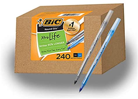 Bic Bol Grafos De Tinta Bic Round Stic Xtra Life De Punta Media