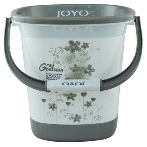 Joyo Better Home Grey Square Plastic Bucket 18 L JioMart