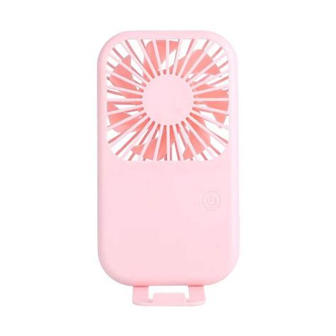 Sdjma Portable Mini Fan With Phone Holder Base Small Handheld Fan With