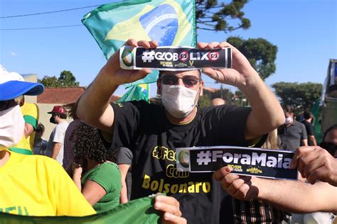 Fotos Apoiadores De Bolsonaro E Moro Cercam Pf Durante Depoimento De