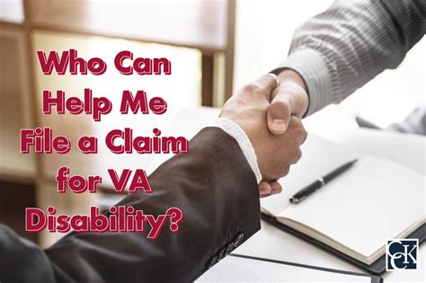 Who Can Help Me File A Claim For Va Disability Cck Law