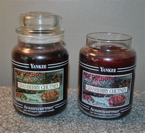 Yankee Candle Cranberry Chutney 22 Oz Jar Fall Thanksgiving Christmas More Ebay