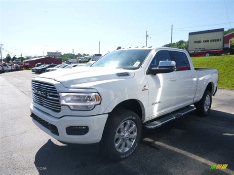 2019 Pearl White Ram 2500 Laramie Crew Cab 4x4 133843438 Photo 7 Car Color