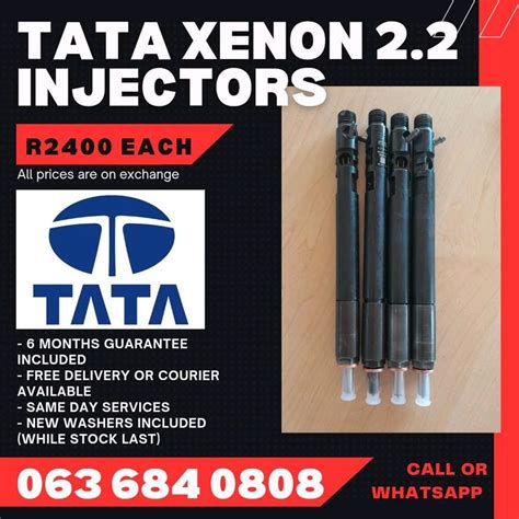 Tata Xenon 22 Diesel Injectors For Sale With Warranty Edenvale