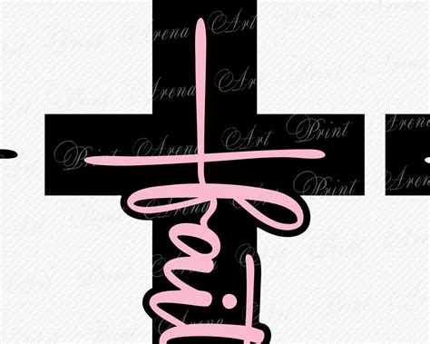 Faith Cross SVG Faith Cross T-shirt Design | Etsy