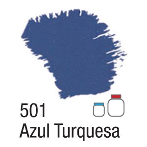 Tinta Acrílica Fosca Azul Turquesa 501 250ml Acrilex Papelaria Castelo