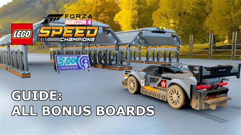 Forza Horizon 4 LEGO Speed Champions DLC All Bonus Boards Guide