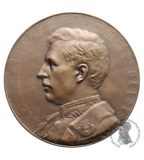 Belgium Bronze Medal 1916 Commemorating The Resistance Of The Belgian