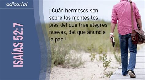 Cuán Hermosos Son Sobre Los Montes Los Pies Del Que Trae Alegres Nuevas
