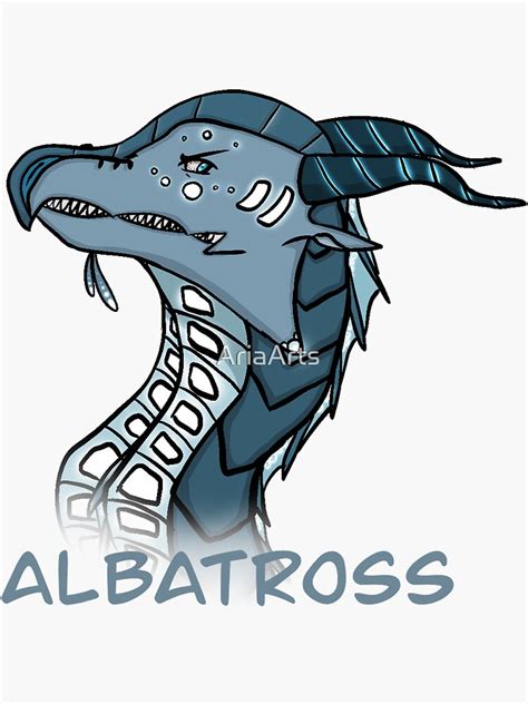 Wings Of Fire Albatross Seawing Sticker For Sale By Ariaarts