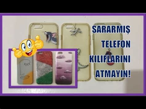 TELEFON KILIFI YENİLEME 3 Farklı Telefon Kılıfı Boyama Kendin yap