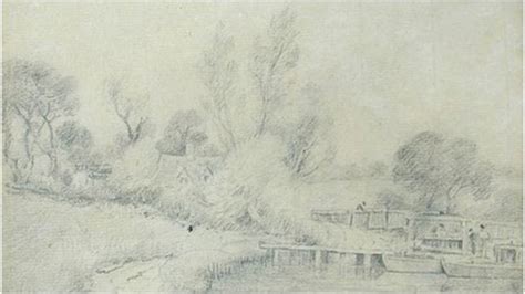 John Constable Pencil Drawings Make £187000 At Auction Bbc News