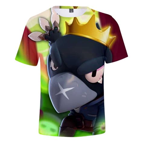 Brawl Stars Crown Crow Summer T Shirt Tees Brawl Stars Store