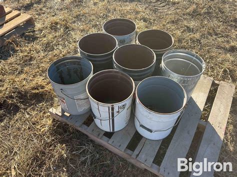 5 Gallon Steel Buckets Bigiron Auctions