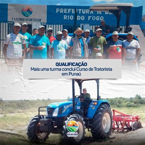 Prefeitura De Rio Do Fogo Curso De Tratorista