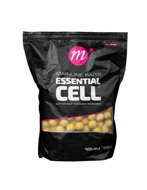 Mainline Shelf Life Boilies Essential Cell 15mm 1kg