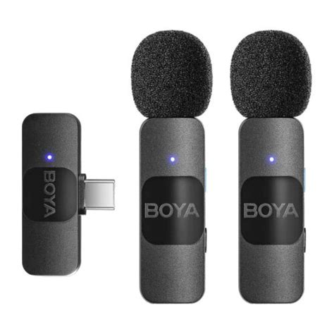 Boya By V Ultracompact Ghz Wireless Microphone System The Click