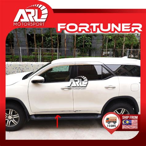 Toyota Fortuner Door Moulding Chrome Body Side Door Molding Cover Trim