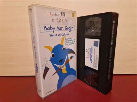 BABY EINSTEIN Baby Van Gogh World Of Colours PAL VHS Video Tape