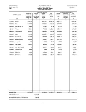 Fillable Online Auditor Calaverasgov Schedules A Xls Auditor