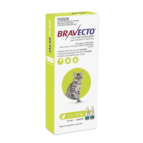 bravecto  spot   cats   kg blue pacific pet